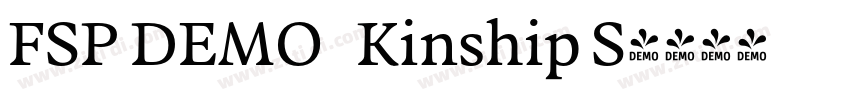 FSP DEMO   Kinship S字体转换